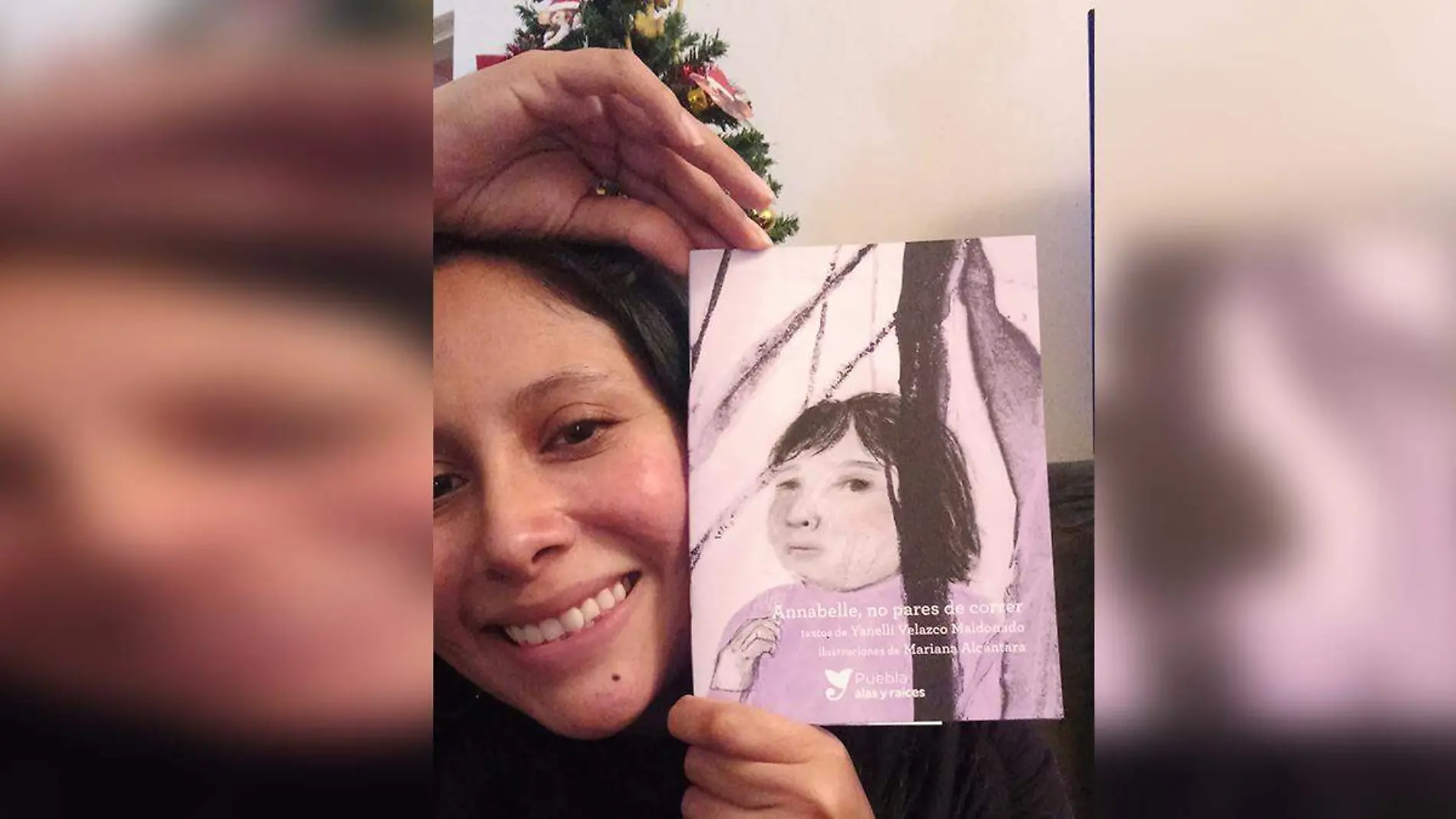 Yanelli Velázquez, presentó su libro titulado 'Anabelle, no pares de correr'